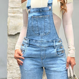 Overol Denim Claro Con Stretch