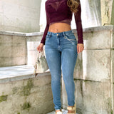 Jean Skinny Con Cadena