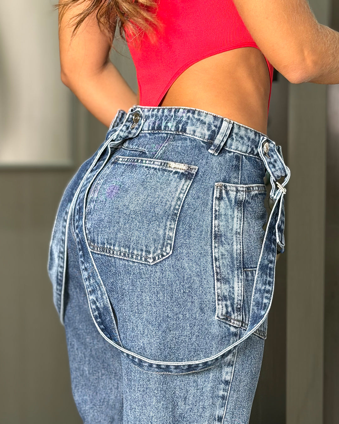 Jean Baggy con Cargaderas Ajustables