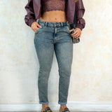 Jean Mom Fit Efecto Dirty