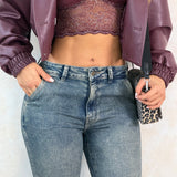 Jean Mom Fit Efecto Dirty